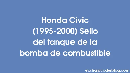 Honda Civic (1995-2000) Sello del tanque de la bomba de combustible - Thumbnail