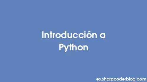 Introducción a Python - Thumbnail