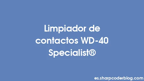 Limpiador de contactos WD-40 Specialist® - Thumbnail