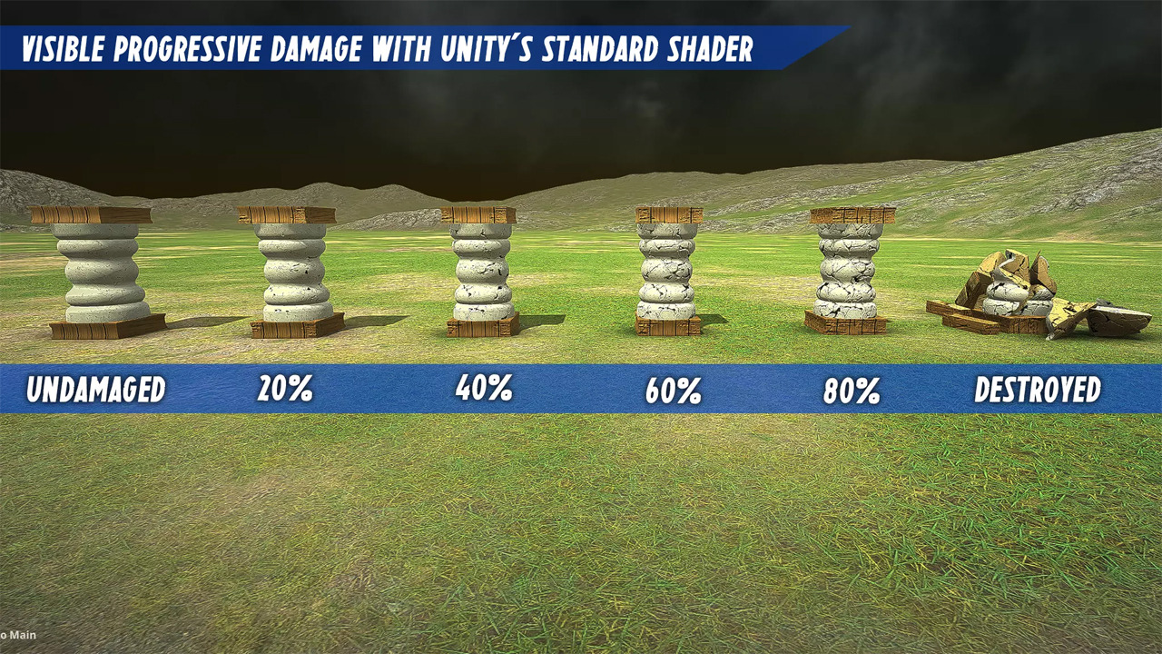 DestroyIt - Sistema de destrucción - Paquete Unity Asset Store.