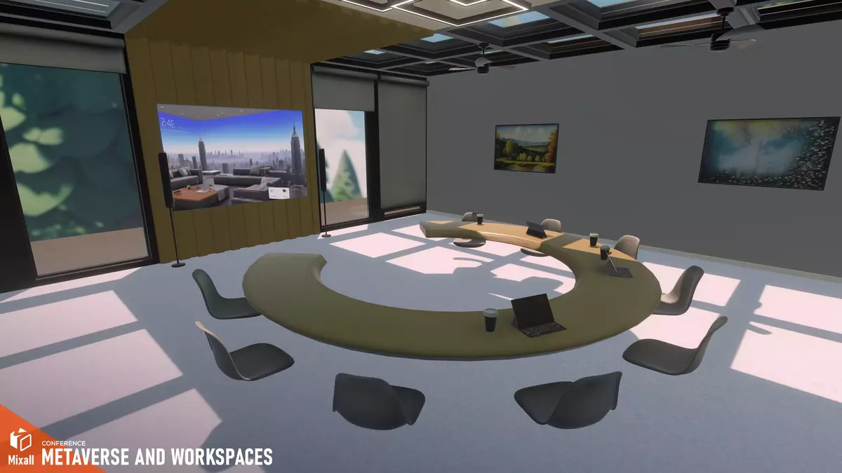 Metaverso y espacios de trabajo - Conferencia - Paquete Unity Asset Store.