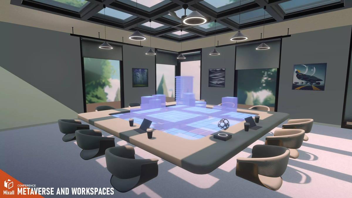 Metaverso y espacios de trabajo - Conferencia - Paquete Unity Asset Store.