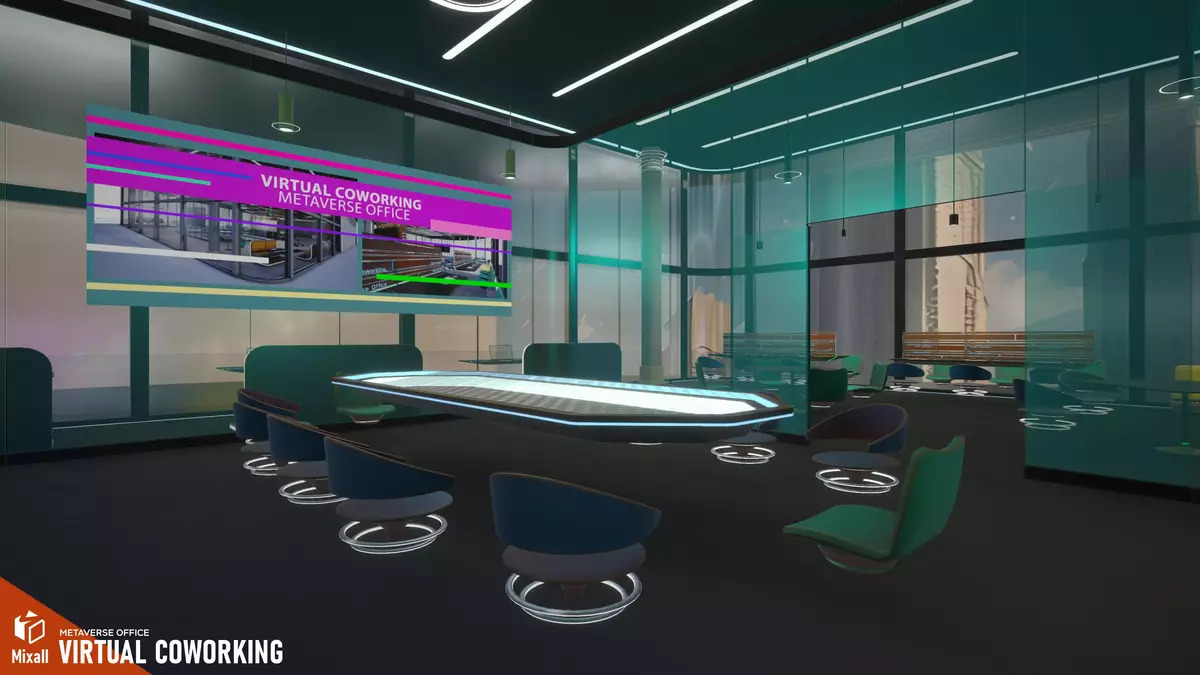 Coworking virtual - Oficina Metaverse - Paquete Unity Asset Store.