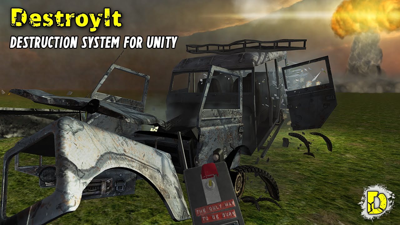 DestroyIt - Sistema de destrucción - Paquete Unity Asset Store.
