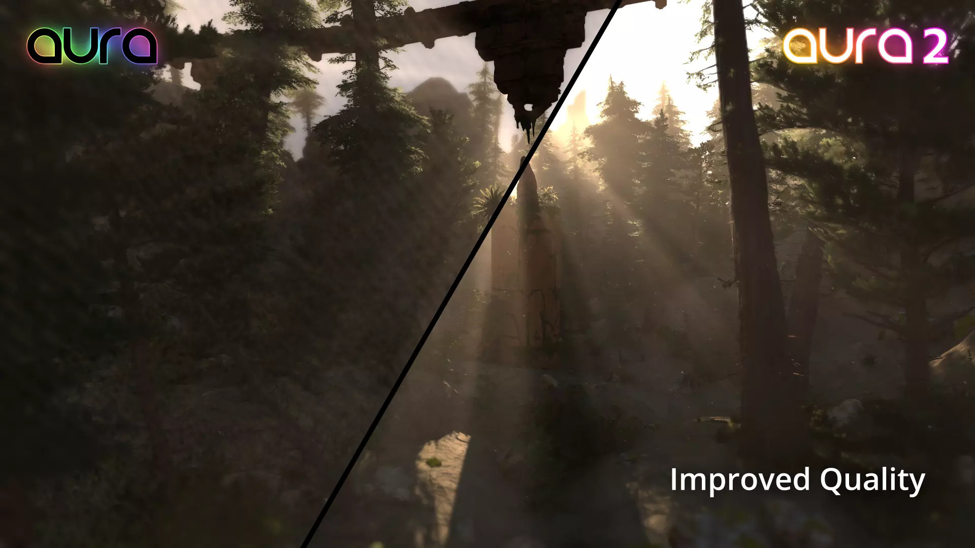 Aura 2 - Iluminación volumétrica y niebla