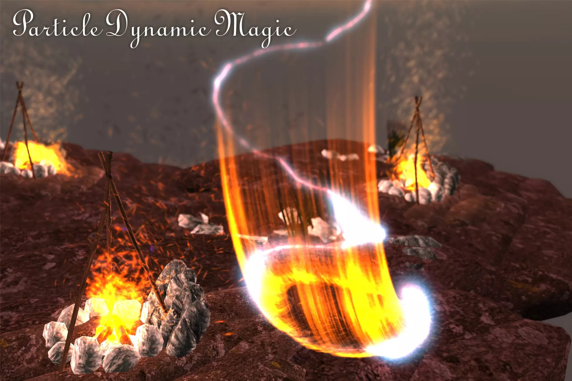 Particle Dynamic Magic 2: calcomanía, spline, partículas de IA y dinámica