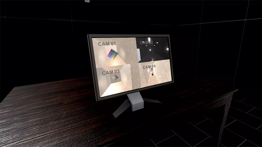 Sistema de cámaras de seguridad en Unity.