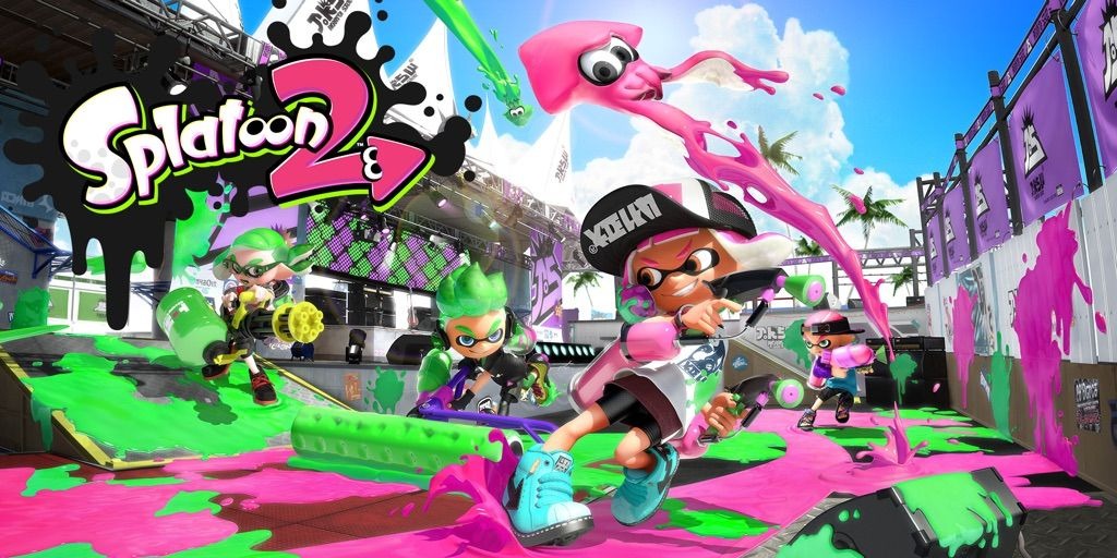 Estandarte del juego Splatoon 2