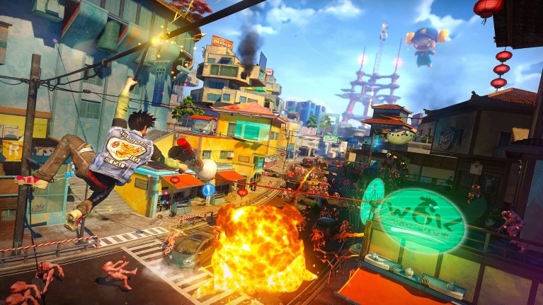 Captura de pantalla del juego Sunset Overdrive