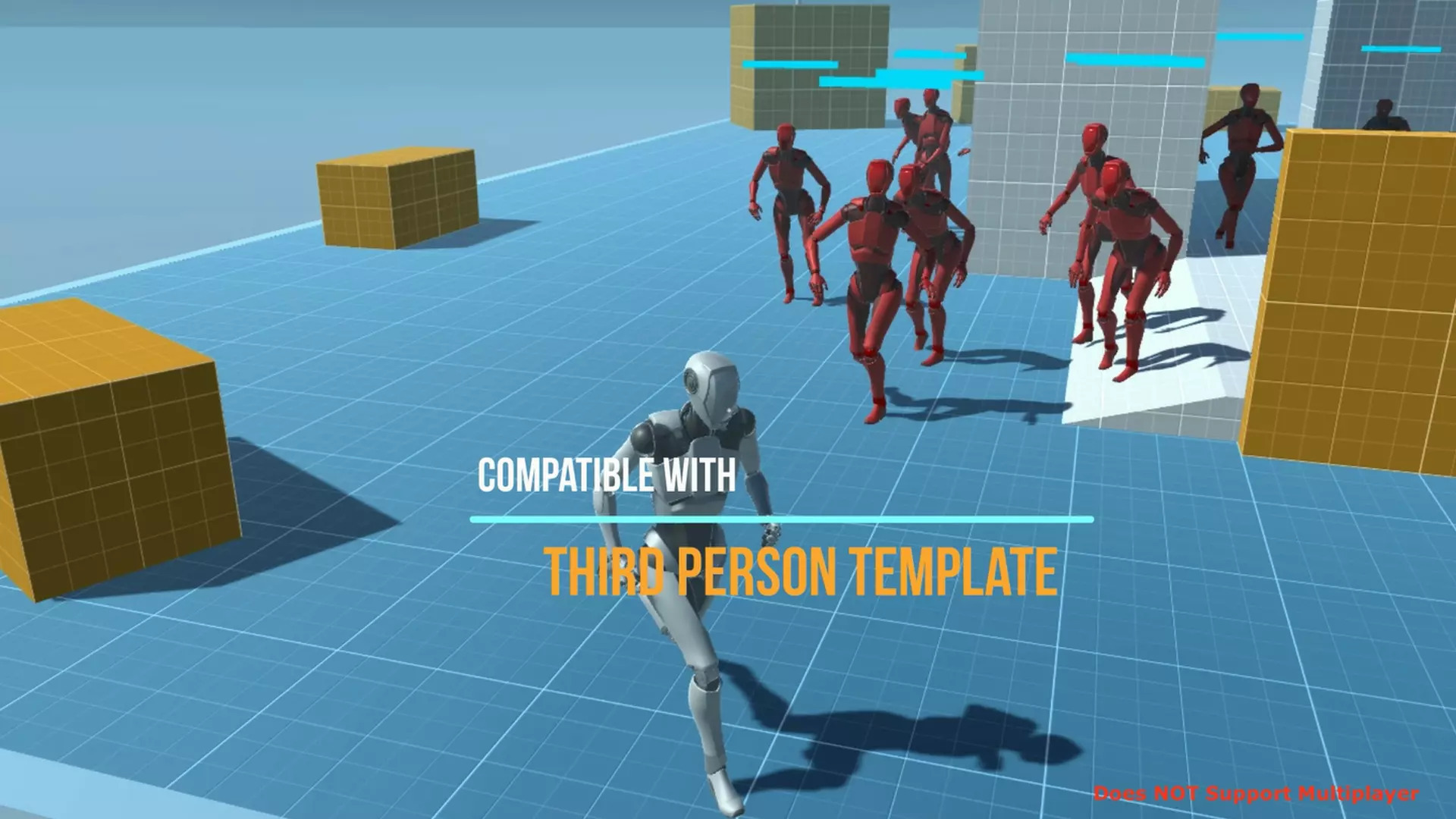 Zombie AI para Unity: Compatible con vista en tercera persona