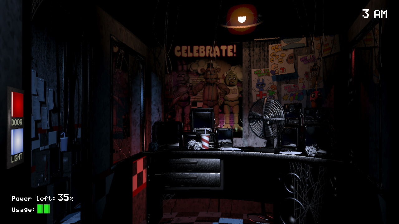 Captura de pantalla de Cinco noches en Freddy's.