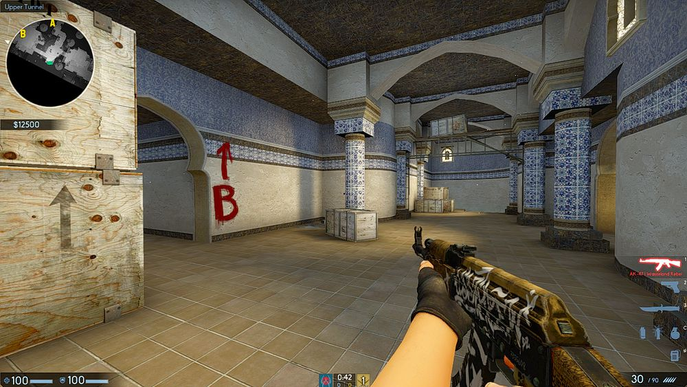 Counter Strike: Captura de pantalla del juego ofensivo global